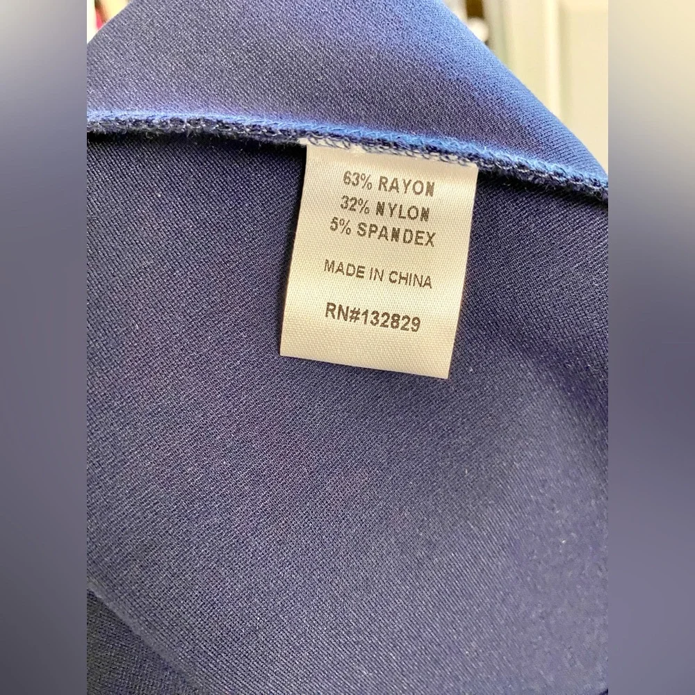 Superdown Navy Skater Deep V Mini Flare Dress NWT Small Revolve - Picture 6 of 6